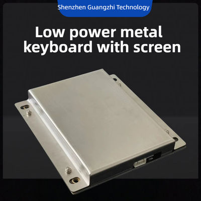 Low power consumption stainless steel metal keyboard with display screen model GZ-Z001045,USB tipkovnica