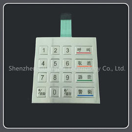 Laser Engraved Metal Numeric Keypad Watertight With Ultra Thin Membrane