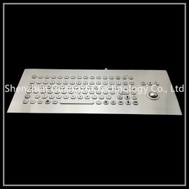 Metal Integrated Trackball Keyboard , 89 Key Keyboard With F1-f12 Function Button