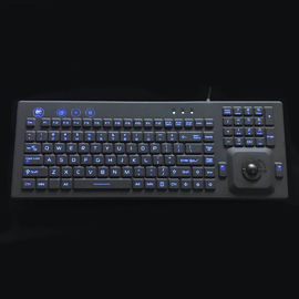 Backlit Silicone Rubber Keypad With High Accuracy Trackball Mouse Flexible