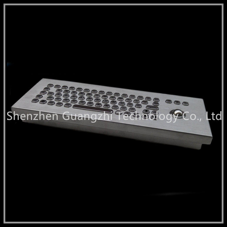 Stainless Steel 68 Key Keyboard , Ip67 Waterproof Computer Keyboard