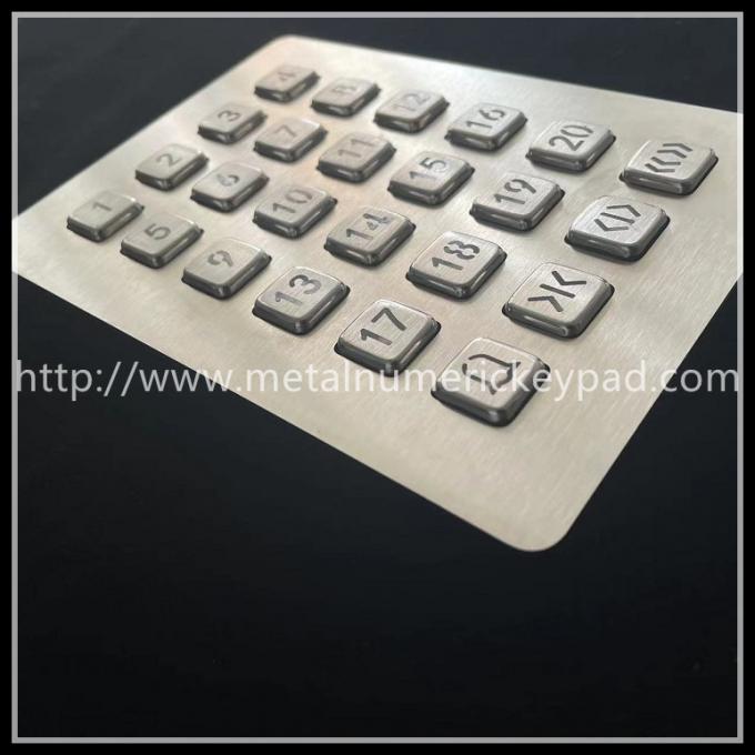 ODM 24 Key Backlit Numeric Keyboard Access Control Digital Metal Keyboard